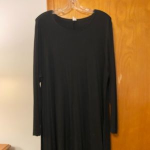 Old navy xxl black long sleeved dress